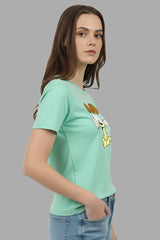 A Dog Hollding Newspape Women T-Shirt