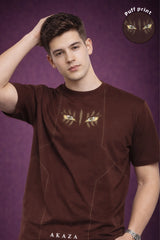 AKAZA EYE PUFF PRINT T-SHIRT FOR MEN