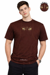 AKAZA EYE PUFF PRINT T-SHIRT FOR MEN
