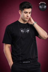 AKAZA EYE PUFF PRINT T-SHIRT FOR MEN
