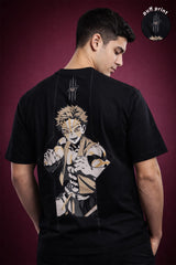 AKAZA EYE PUFF PRINT T-SHIRT FOR MEN