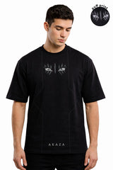 AKAZA EYE PUFF PRINT T-SHIRT FOR MEN