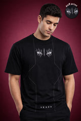 AKAZA EYE PUFF PRINT T-SHIRT FOR MEN