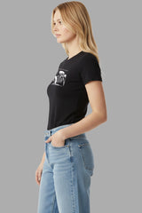 Black Skull Women T-Shirt