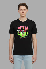 Black F T W  Idont Men T-Shirt