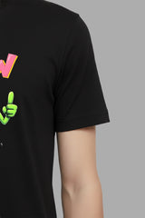 Black F T W  Idont Men T-Shirt