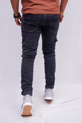 Men Black Cargo Pant