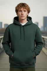 Dark Green Hoodies For Men