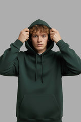 Dark Green Hoodies For Men