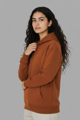 Dark Orange Hoodies For Women