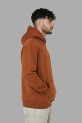 Dark Orange Hoodies For Men