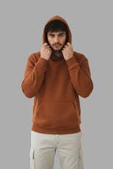 Dark Orange Hoodies For Men