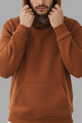 Dark Orange Hoodies For Men