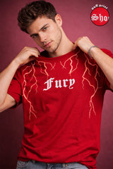 FURY PUFF PRINT T-SHIRT FOR MEN