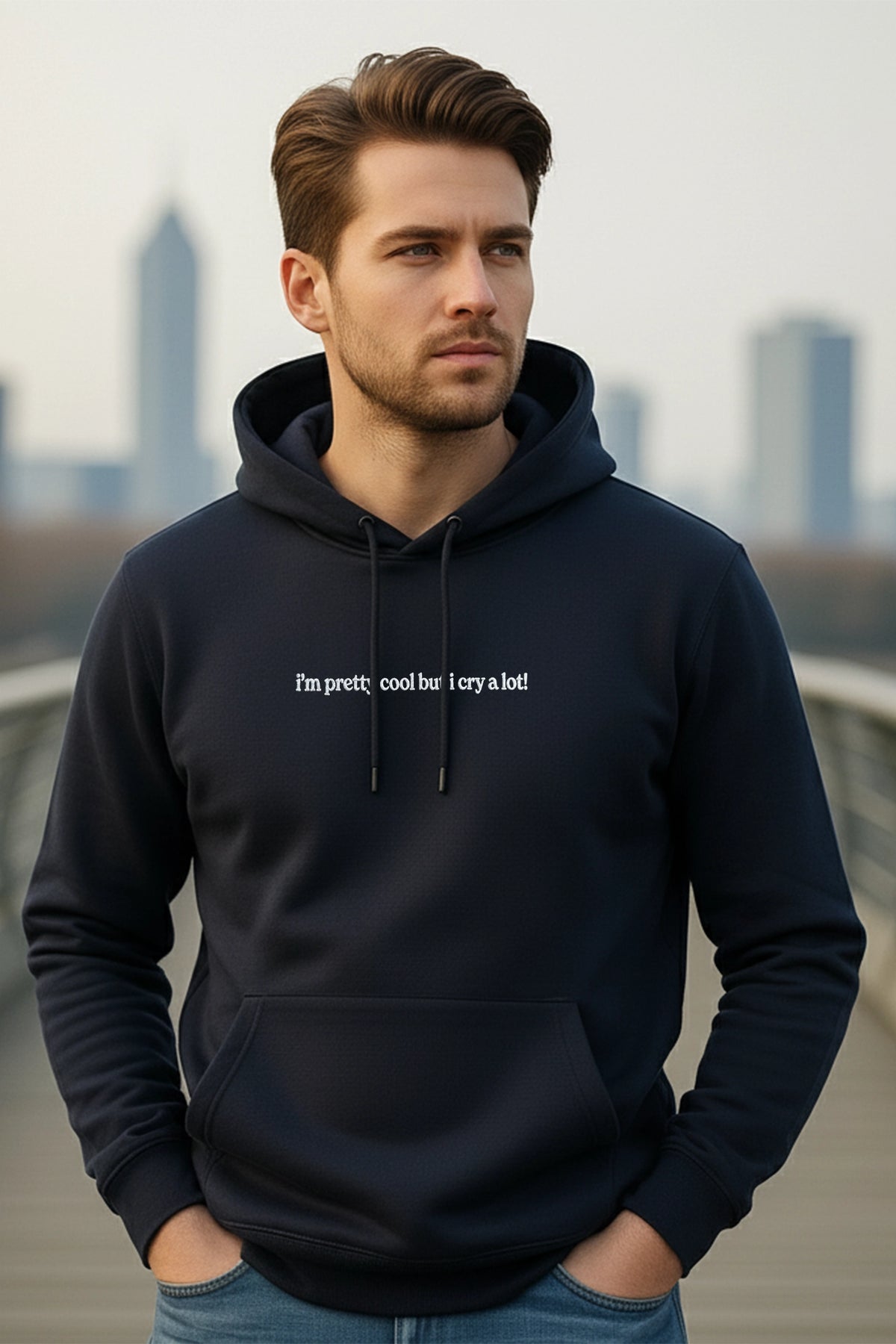 Wipe Tears Here Hoodies For Men