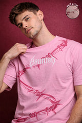 HOUNTED PUFF PRINT T-SHIRT FOR MEN