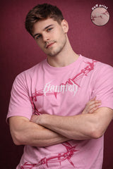 HOUNTED PUFF PRINT T-SHIRT FOR MEN