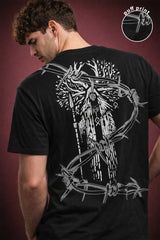 HOUNTED PUFF PRINT T-SHIRT FOR MEN