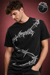 HOUNTED PUFF PRINT T-SHIRT FOR MEN
