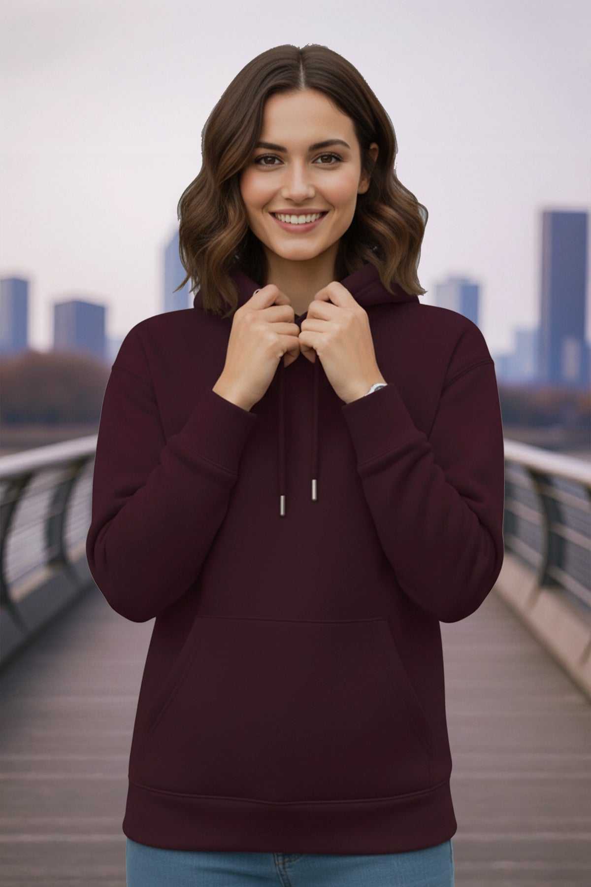 Maroon Hoodies For Women