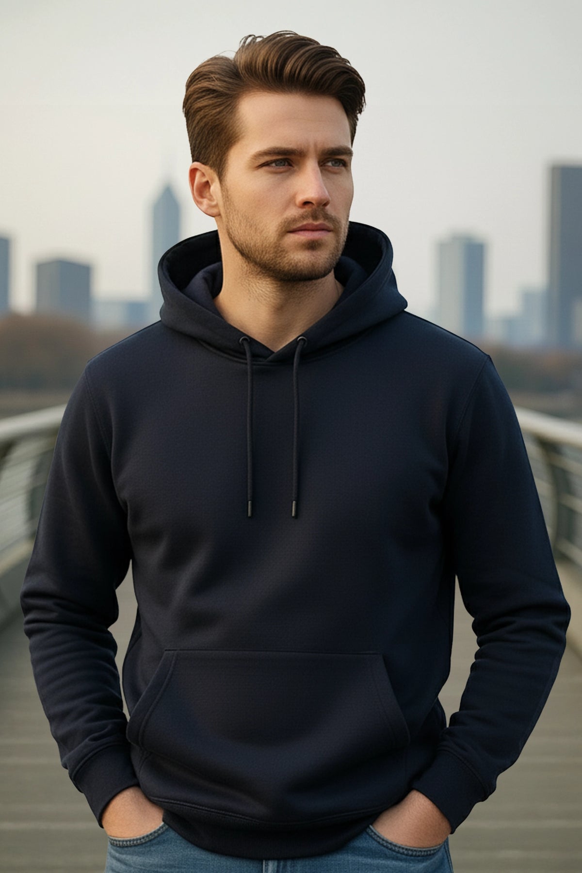 Nevy Blue Hoodies For Men