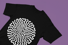 Black Graphic Vortex roots men