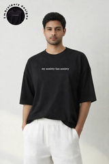 My Anxiety has Anxiety Men Embroidery T-Shirt