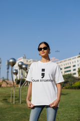 Unfinished Stories Couple Graphic T-shirt