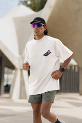 White Graphic Enter Tees Men