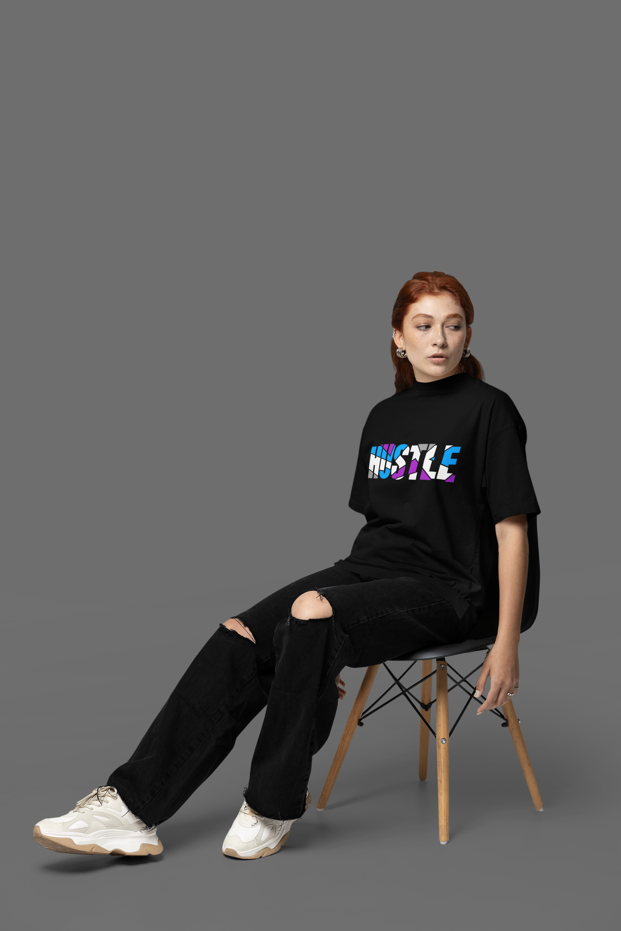 Hustle tees Women For Professional Tees  Oversized T-Shirt From Kapda Kulture.