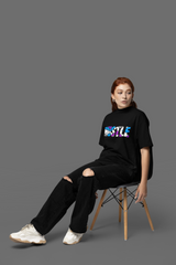 Hustle tees Women For Professional Tees  Oversized T-Shirt From Kapda Kulture.