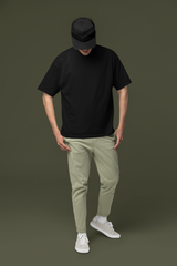 Black Glitch Hand T-Shirt Full Size