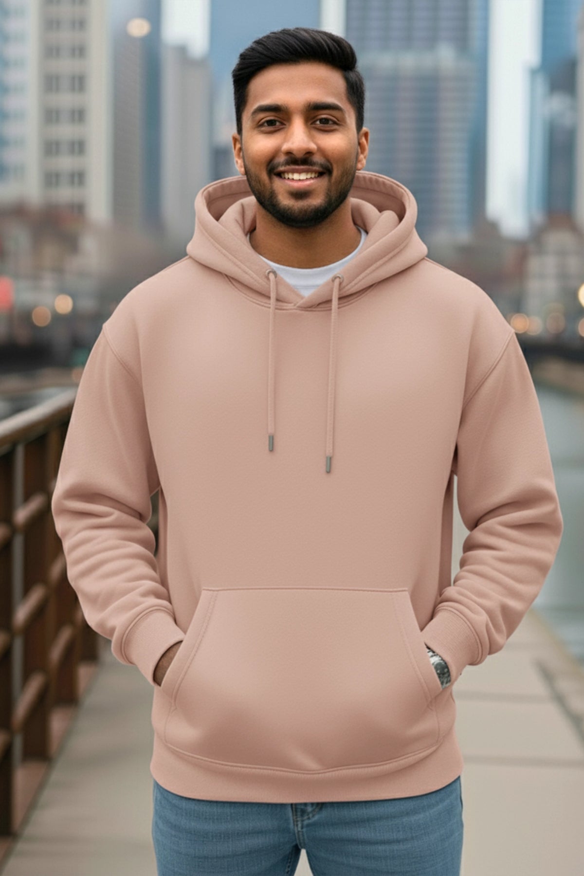Pink Pitch Hoodies For Men