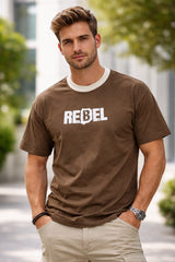 Rebel PUFF PRINT T-SHIRT FOR MEN