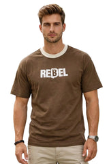 Rebel PUFF PRINT T-SHIRT FOR MEN