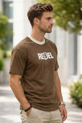 Rebel PUFF PRINT T-SHIRT FOR MEN