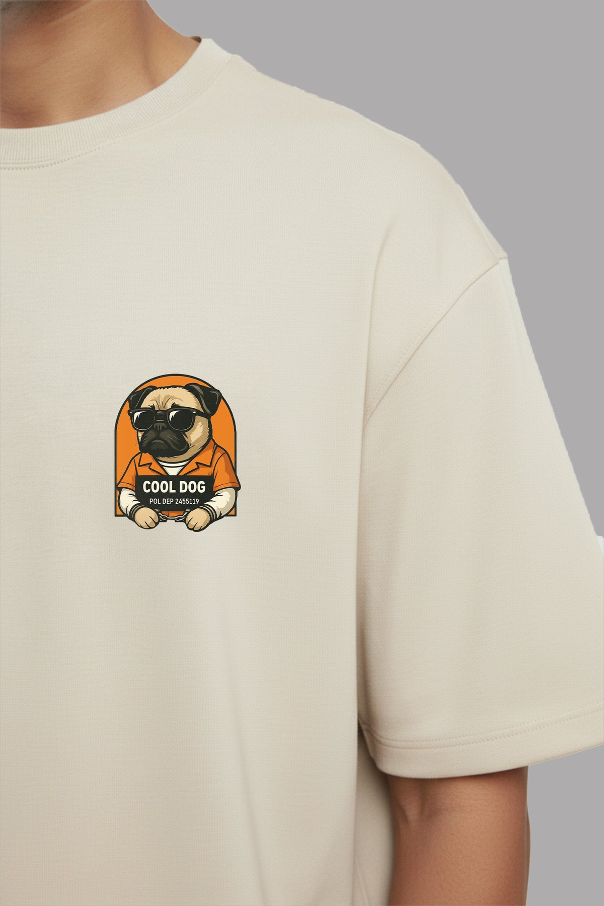 Sadda Kutta Design Men Oversized T-Shirt