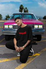 Black Graphic Wasted tees Men