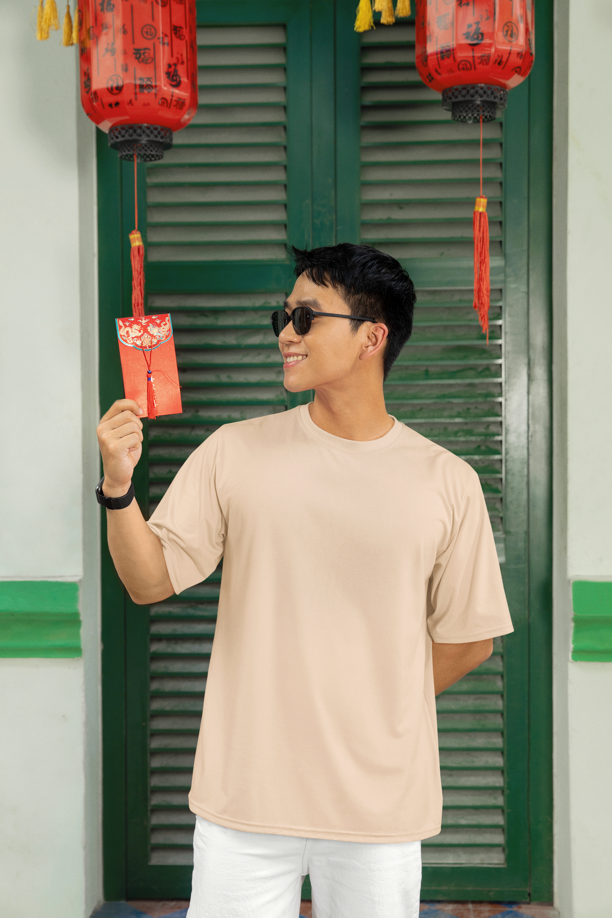 Cream Men T-Shirt