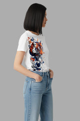 Colorfull Tiger Women T-Shirt