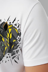 White Hippo T-Shirt For Men