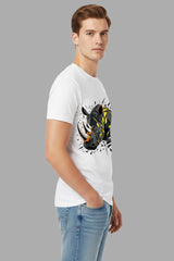 White Hippo T-Shirt For Men