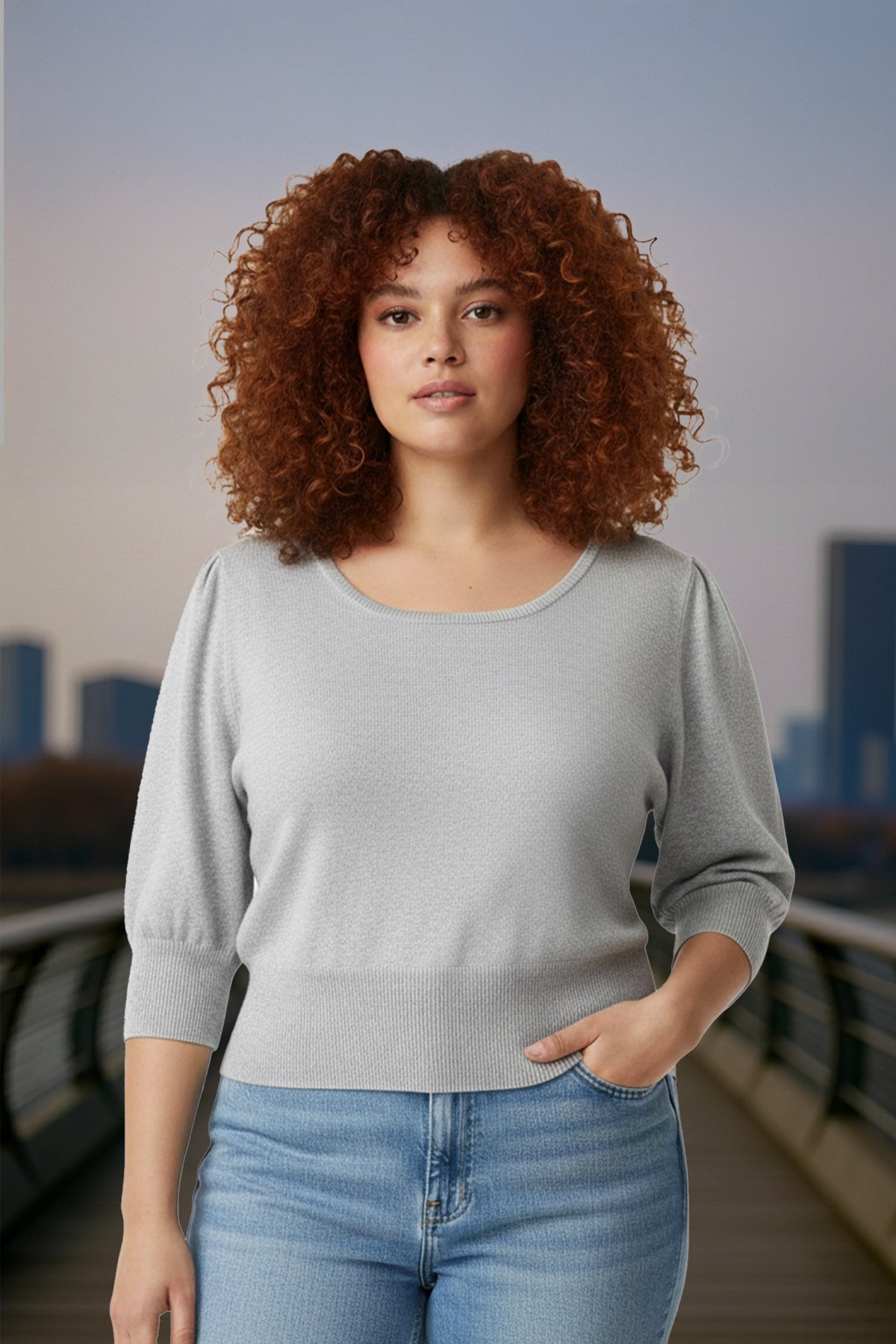 Grey Top For Women